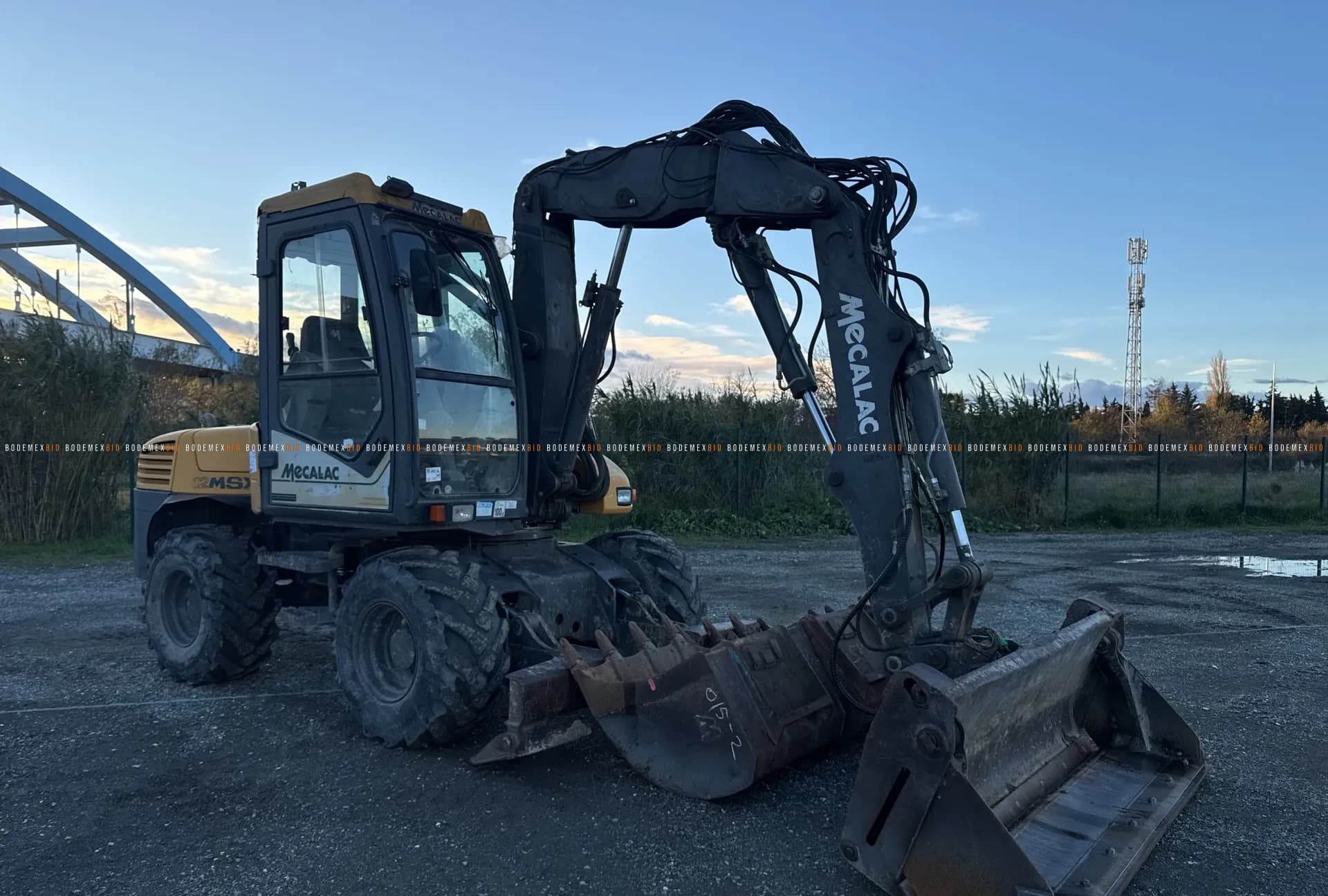 2012 Mecalac 12MSX Wheel Excavator